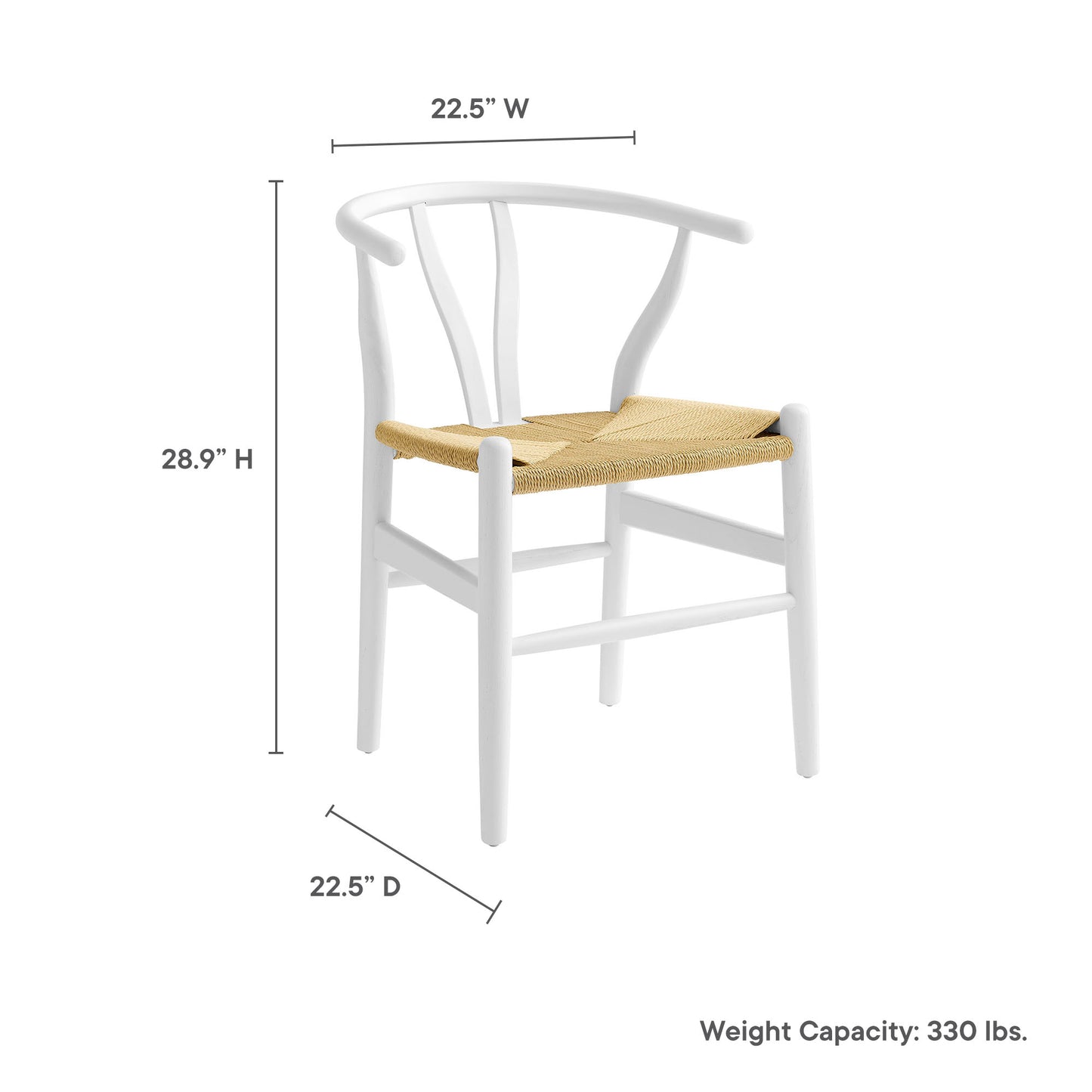 Modway - Amish 29" Wood Dining Chair by Modway  Bar and Dining Dining Chairs White - EEI-7200-WHI