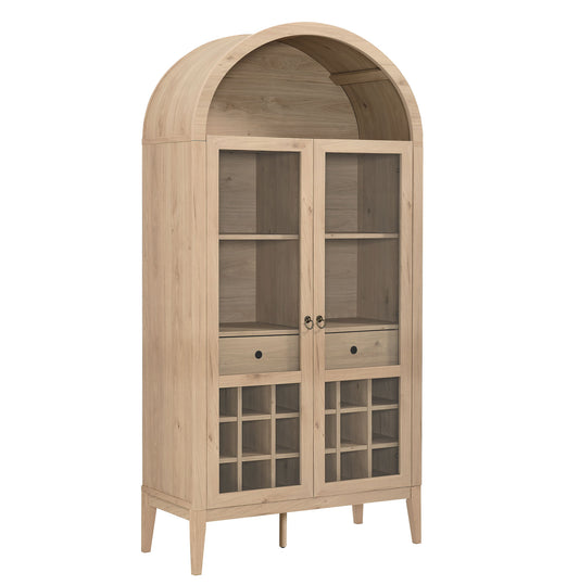 Modway - Nolan Arched Bar Cabinet by Modway  Bar and Dining  Brown - EEI-7203-LOA
