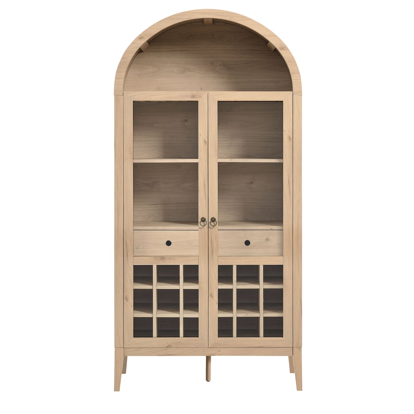 Modway - Nolan Arched Bar Cabinet by Modway  Bar and Dining  Brown - EEI-7203-LOA