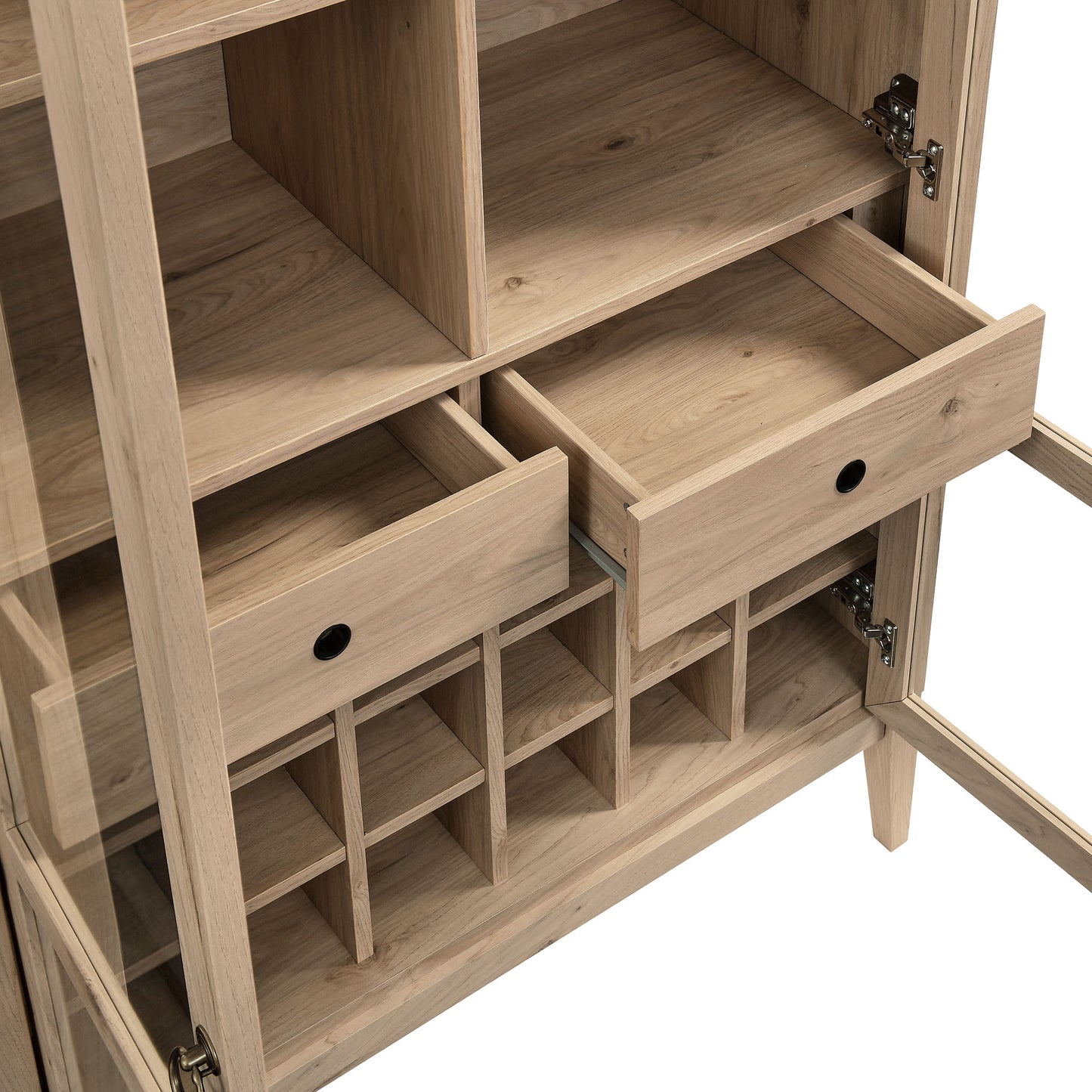 Modway - Nolan Arched Bar Cabinet by Modway  Bar and Dining  Brown - EEI-7203-LOA