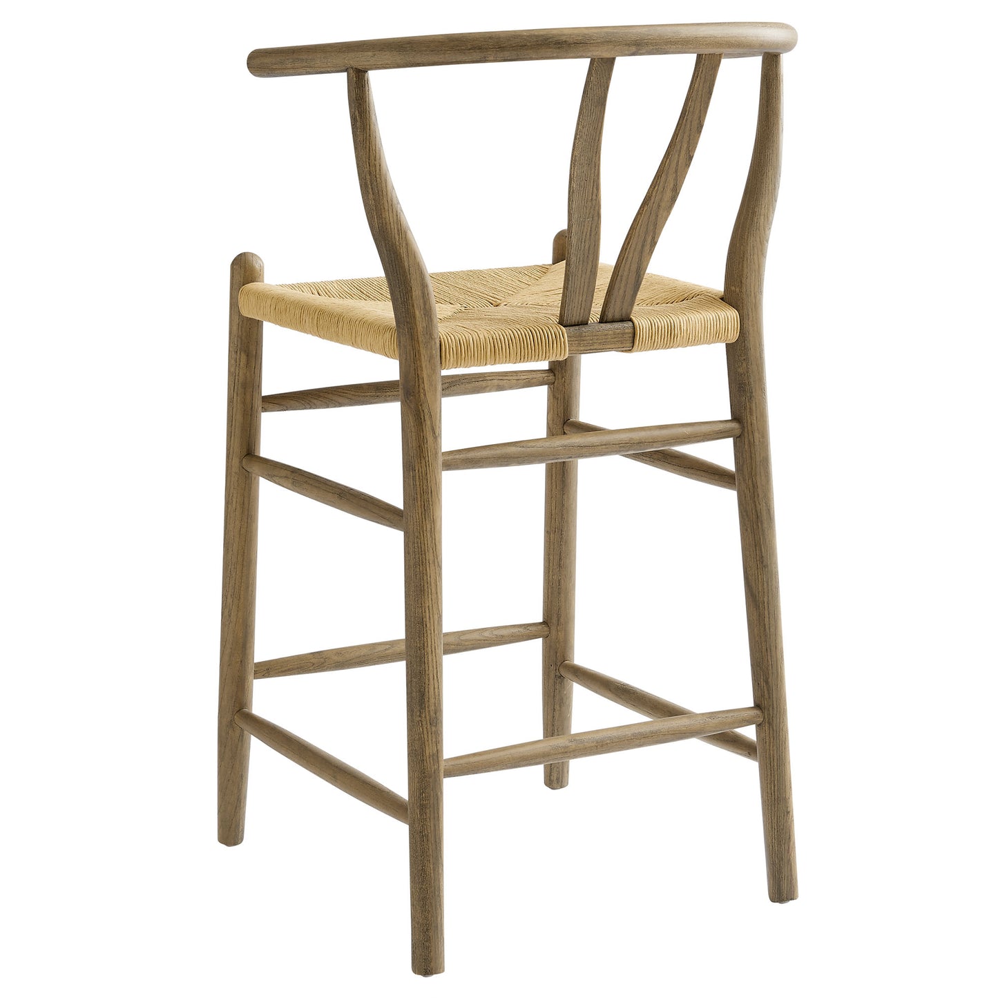 Modway - Amish Wood Counter Stool by Modway  Bar and Dining Bar and Counter Stools Gray - EEI-7206-GRY