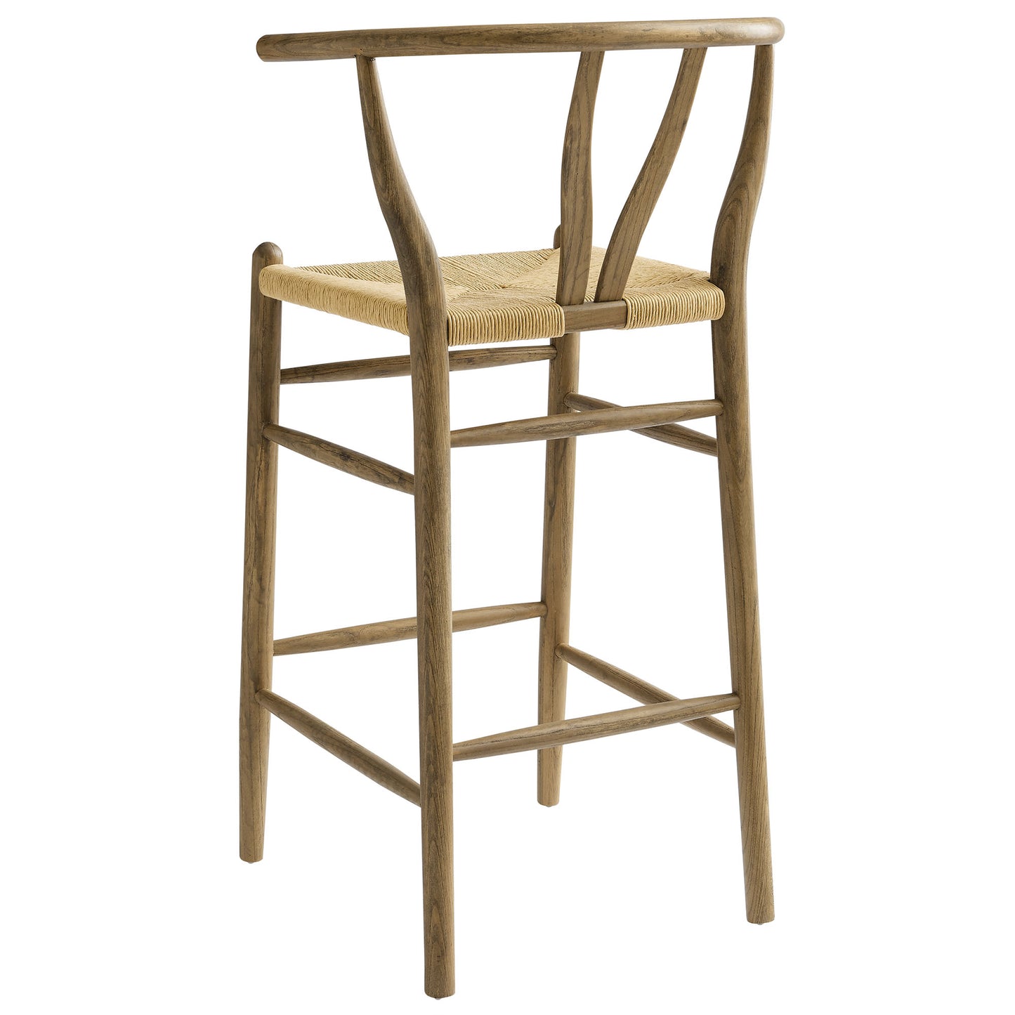 Modway - Amish Wood Bar Stool by Modway  Bar and Dining Bar and Counter Stools Gray - EEI-7210-GRY