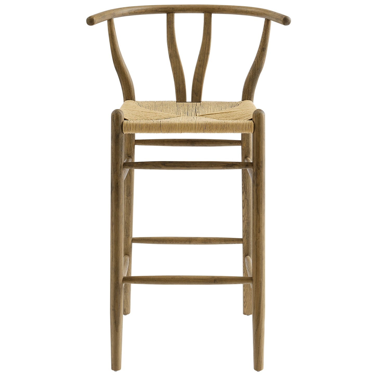 Modway - Amish Wood Bar Stool by Modway  Bar and Dining Bar and Counter Stools Gray - EEI-7210-GRY