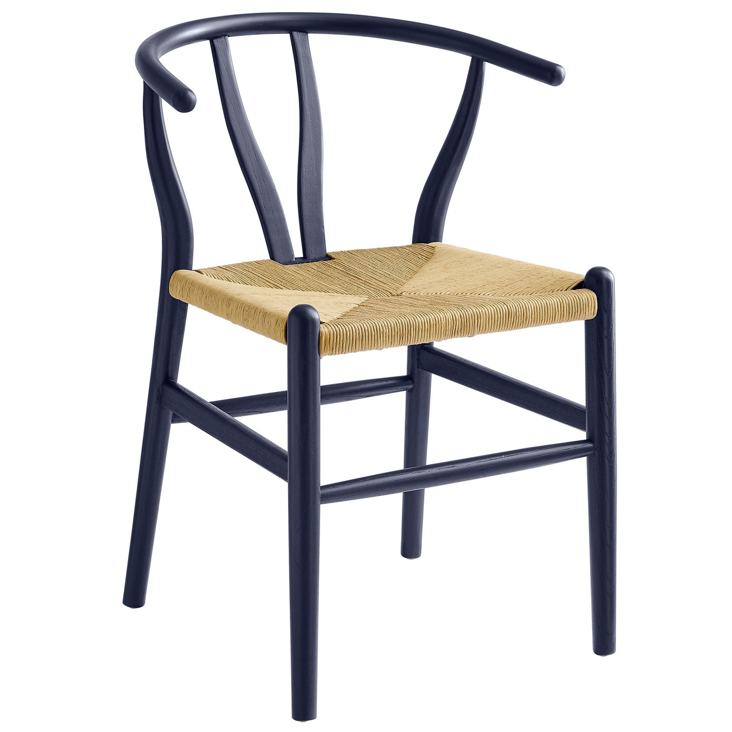 Modway Outlet Amish 32" Wood Dining Accent Chair by Modway  Bar and Dining Furniture Midnight Blue - EEI-7211-MID