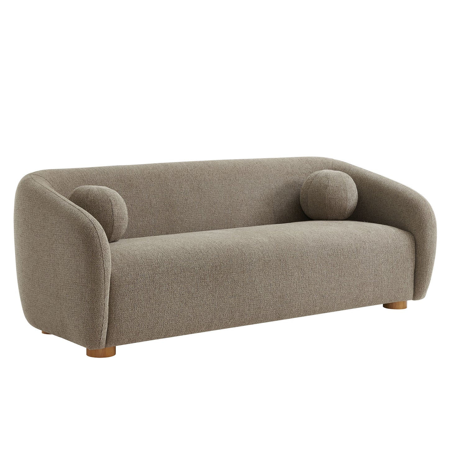 Modway - Holland 85" Chenille Fabric Sofa by Modway  Living Room Sofas and Armchairs Brown - EEI-7217-TAU
