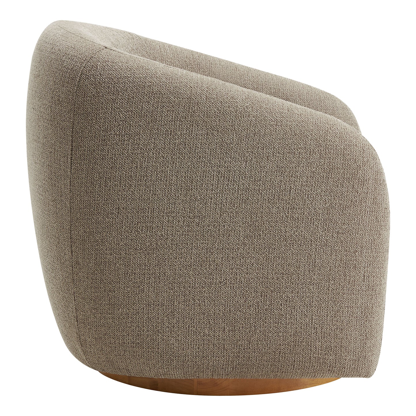 Modway - Holland Swivel Chenille Fabric Armchair by Modway  Living Room Sofas and Armchairs Brown - EEI-7218-TAU