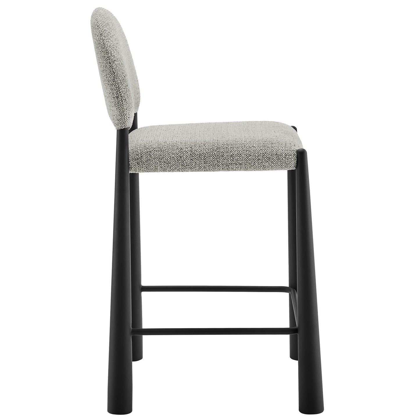 Modway - Hayley Upholstered Fabric Counter Stool by Modway  Bar and Dining Bar and Counter Stools Brown - EEI-7221-BLK-CAM