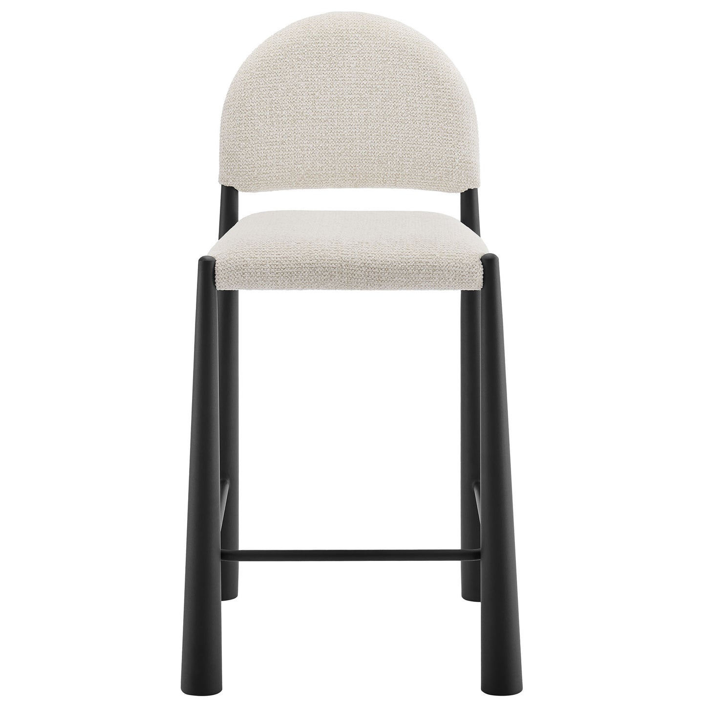 Modway - Hayley Upholstered Fabric Counter Stool by Modway  Bar and Dining Bar and Counter Stools White - EEI-7221-BLK-CRE