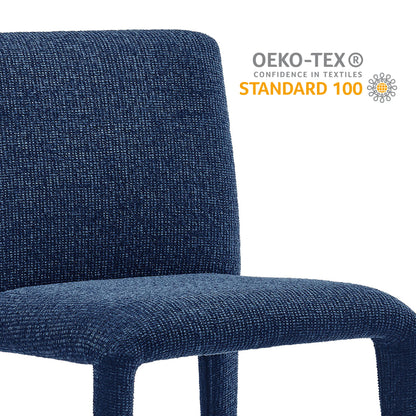 Modway - Rhodes Fabric Upholstered Dining Chair by Modway  Bar and Dining Dining Chairs Blue - EEI-7222-NAV