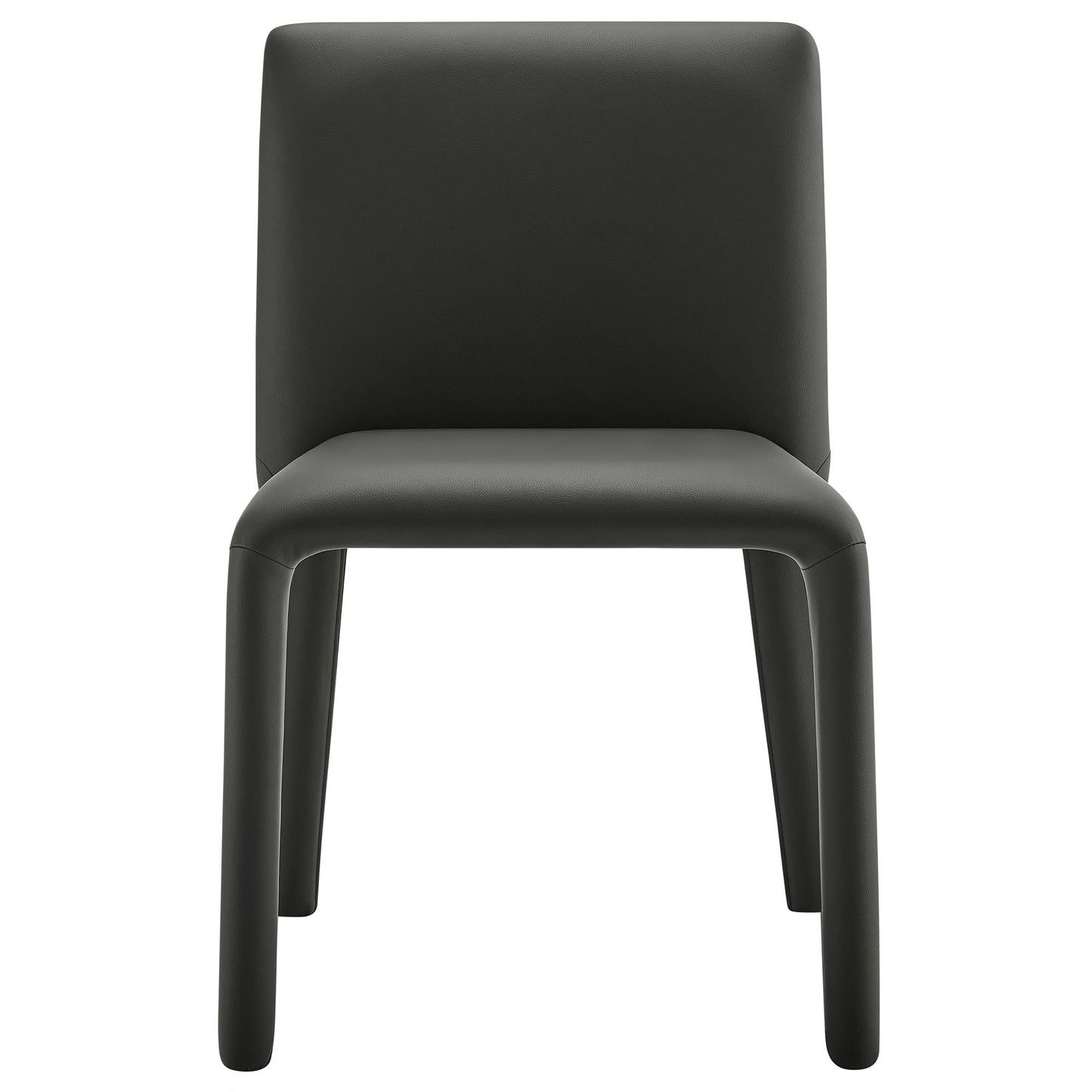 Modway - Rhodes Vegan Leather Upholstered Dining Chair by Modway  Bar and Dining Dining Chairs Black - EEI-7223-BLK