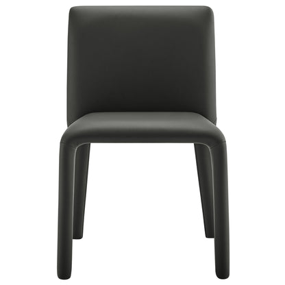 Modway - Rhodes Vegan Leather Upholstered Dining Chair by Modway  Bar and Dining Dining Chairs Black - EEI-7223-BLK