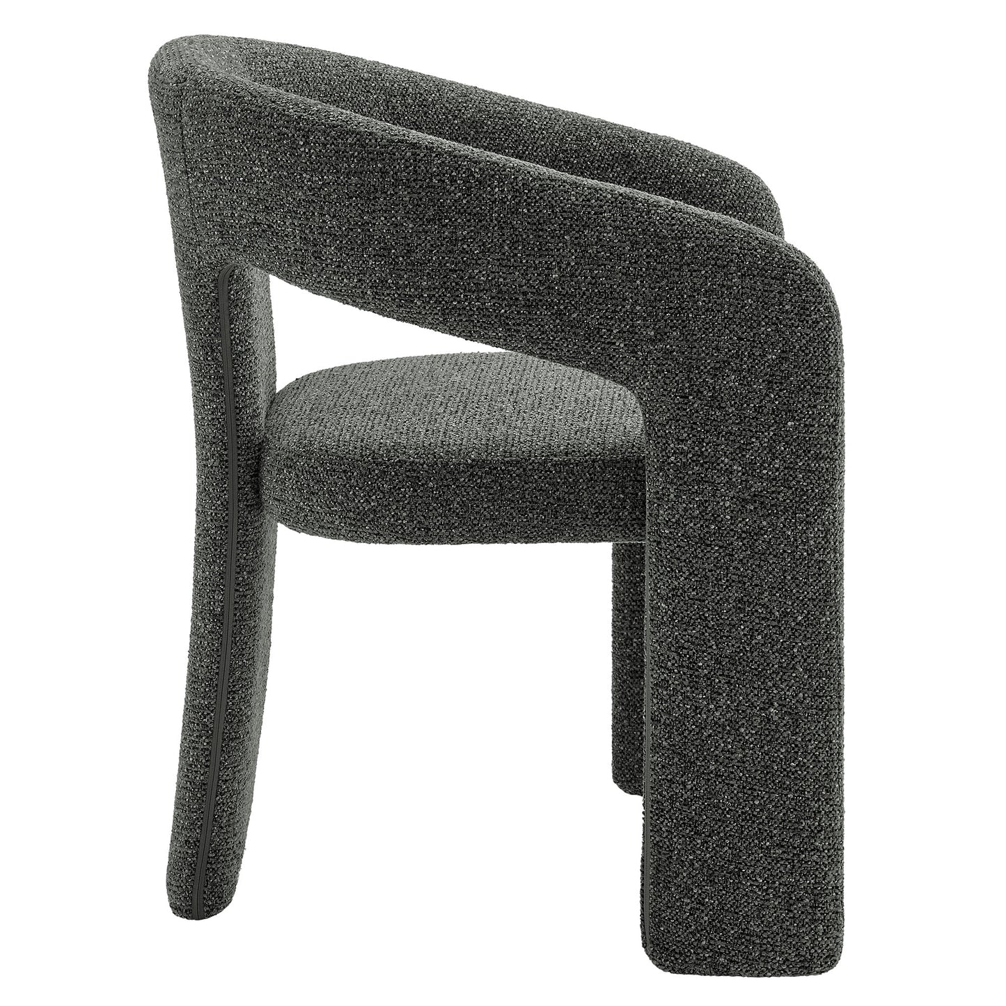 Modway - Oslo Barrel Fabric Upholstered Dining Accent Chair by Modway  Bar and Dining Dining Chairs Gray - EEI-7224-ANT