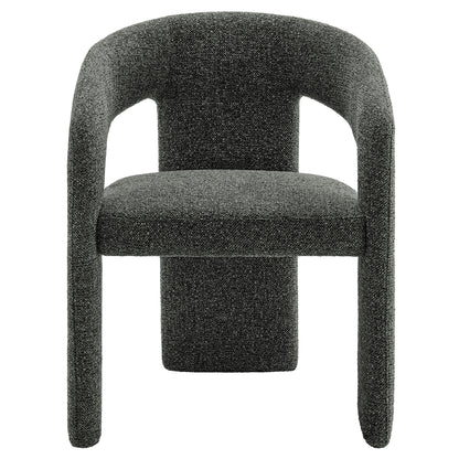 Modway - Oslo Barrel Fabric Upholstered Dining Accent Chair by Modway  Bar and Dining Dining Chairs Gray - EEI-7224-ANT