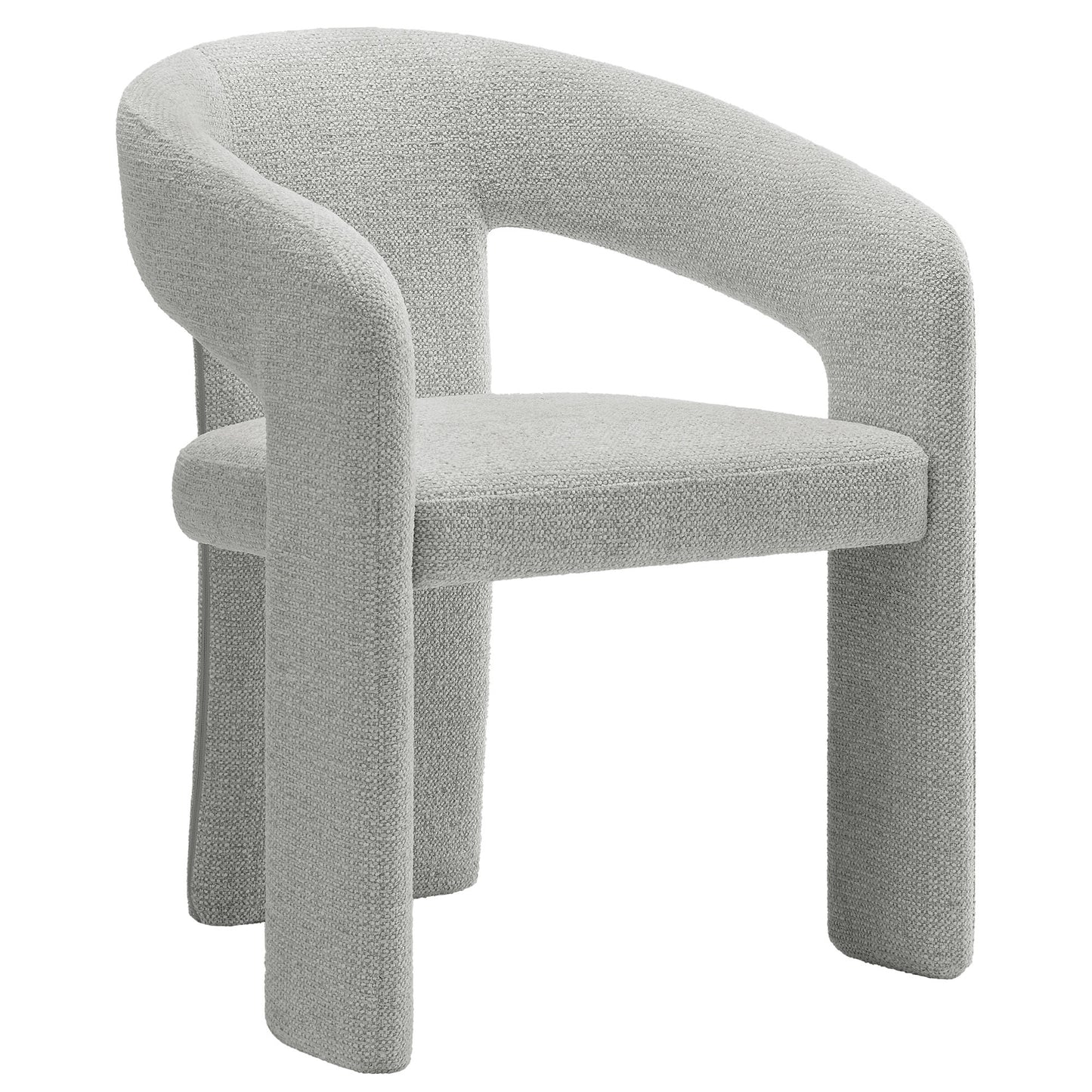 Modway - Oslo Barrel Fabric Upholstered Dining Accent Chair by Modway  Bar and Dining Dining Chairs Gray - EEI-7224-DOV