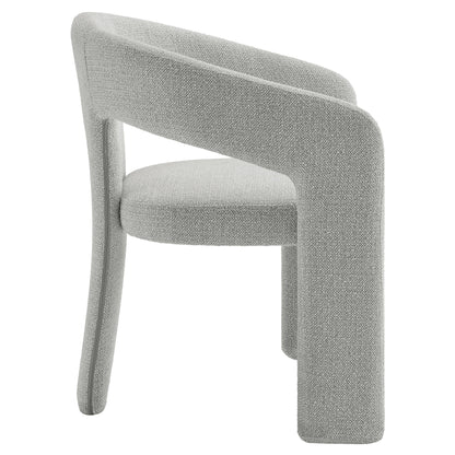Modway - Oslo Barrel Fabric Upholstered Dining Accent Chair by Modway  Bar and Dining Dining Chairs Gray - EEI-7224-DOV