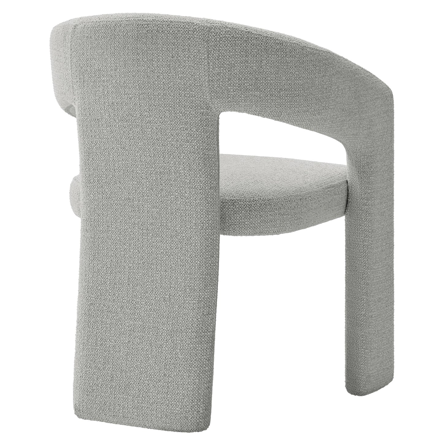 Modway - Oslo Barrel Fabric Upholstered Dining Accent Chair by Modway  Bar and Dining Dining Chairs Gray - EEI-7224-DOV