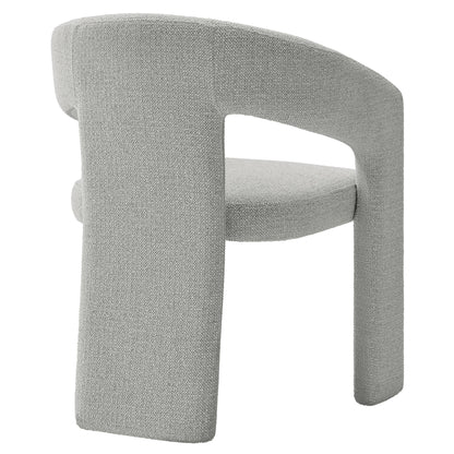 Modway - Oslo Barrel Fabric Upholstered Dining Accent Chair by Modway  Bar and Dining Dining Chairs Gray - EEI-7224-DOV