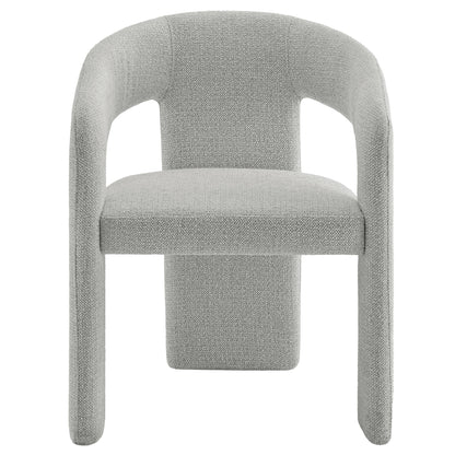 Modway - Oslo Barrel Fabric Upholstered Dining Accent Chair by Modway  Bar and Dining Dining Chairs Gray - EEI-7224-DOV