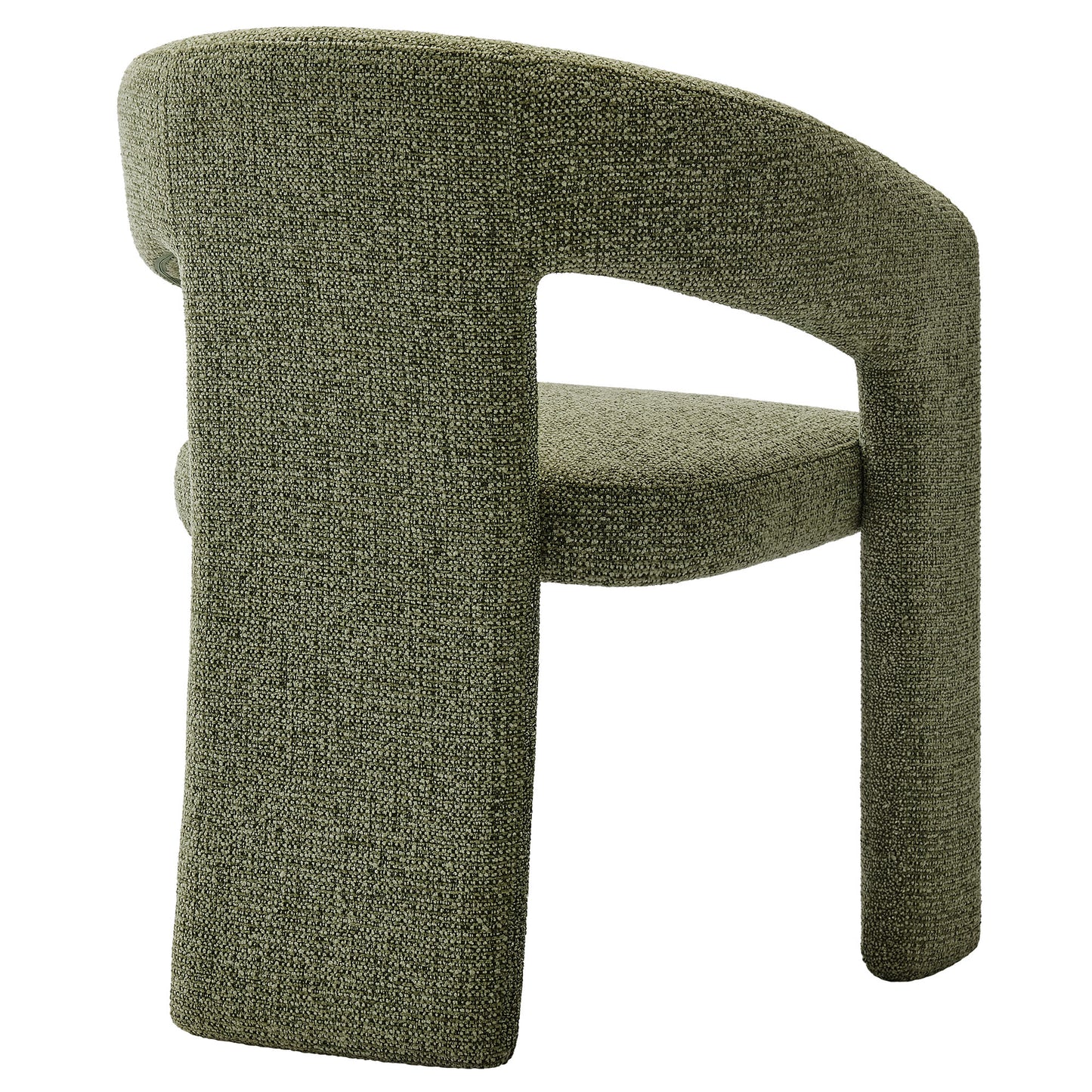 Modway - Oslo Barrel Fabric Upholstered Dining Accent Chair by Modway  Bar and Dining Dining Chairs Green - EEI-7224-LEA