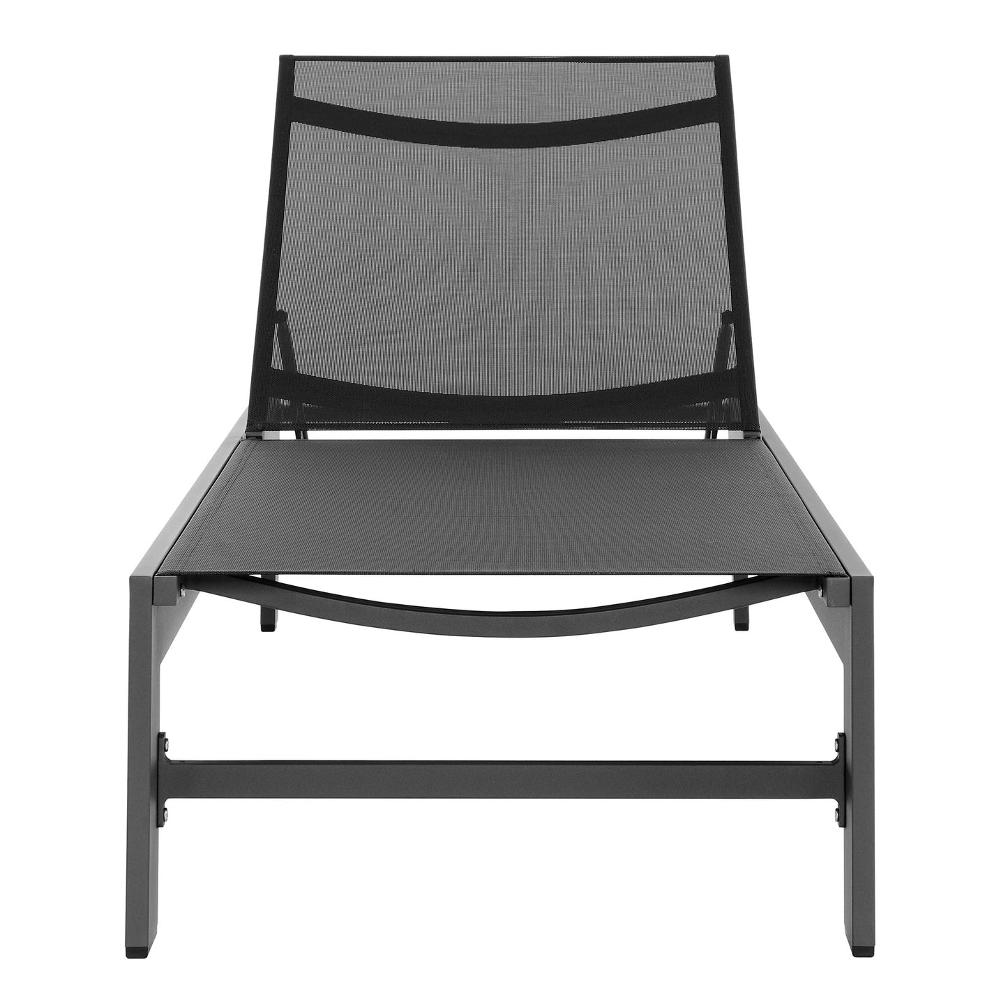 Modway - Tahoe Outdoor Patio Mesh and Aluminum Chaise Lounge by Modway  Outdoor Furniture Sofa Sectionals Gray - EEI-7235-GRY