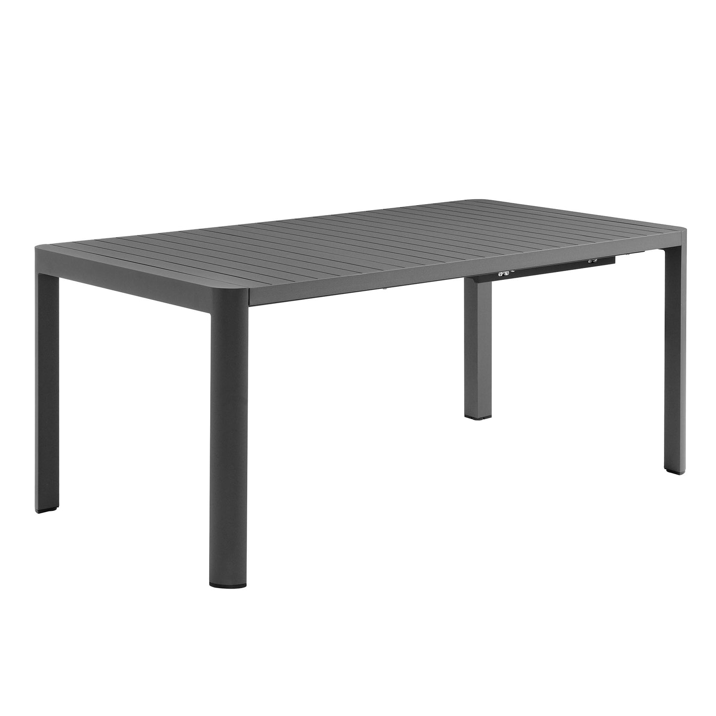 Modway - Tahoe Outdoor Patio Aluminum Extendable Dining Table by Modway  Outdoor Furniture Bar and Dining Gray - EEI-7236-GRY