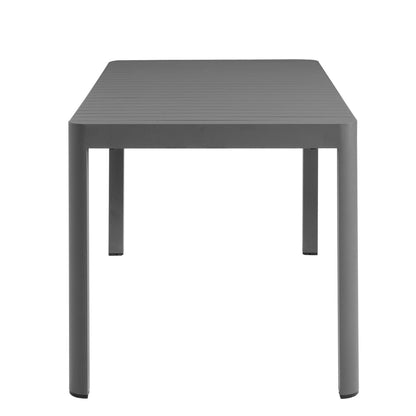 Modway - Tahoe Outdoor Patio Aluminum Extendable Dining Table by Modway  Outdoor Furniture Bar and Dining Gray - EEI-7236-GRY