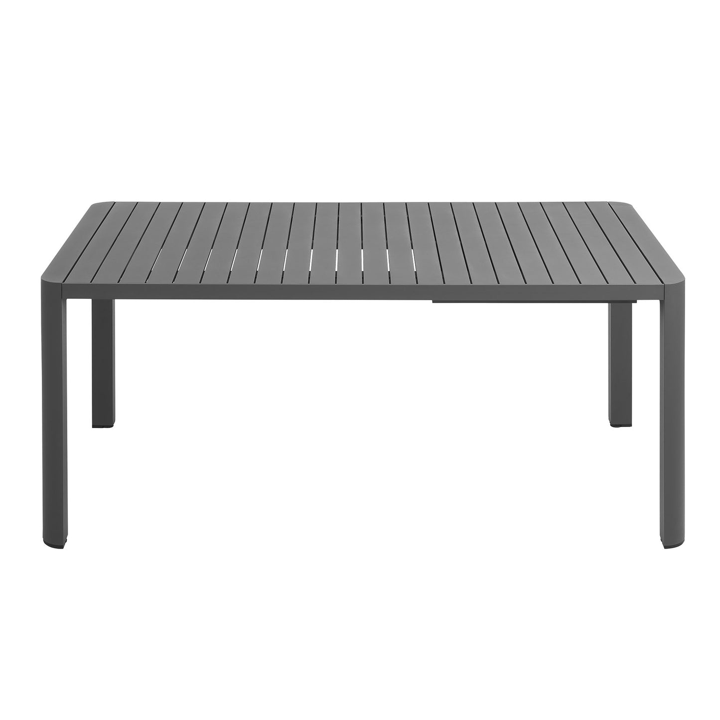 Modway - Tahoe Outdoor Patio Aluminum Extendable Dining Table by Modway  Outdoor Furniture Bar and Dining Gray - EEI-7236-GRY