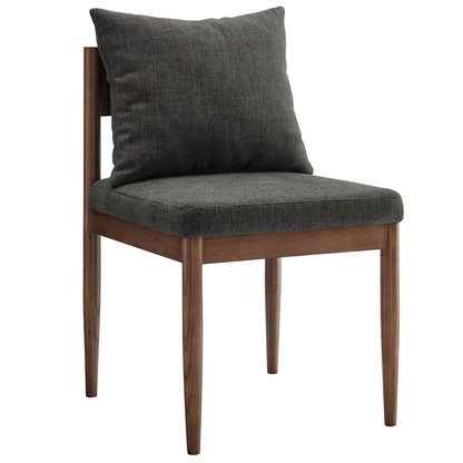 Modway - Remington Wood Dining Side Chair by Modway  Bar and Dining Dining Chairs Gray - EEI-7242-CHA