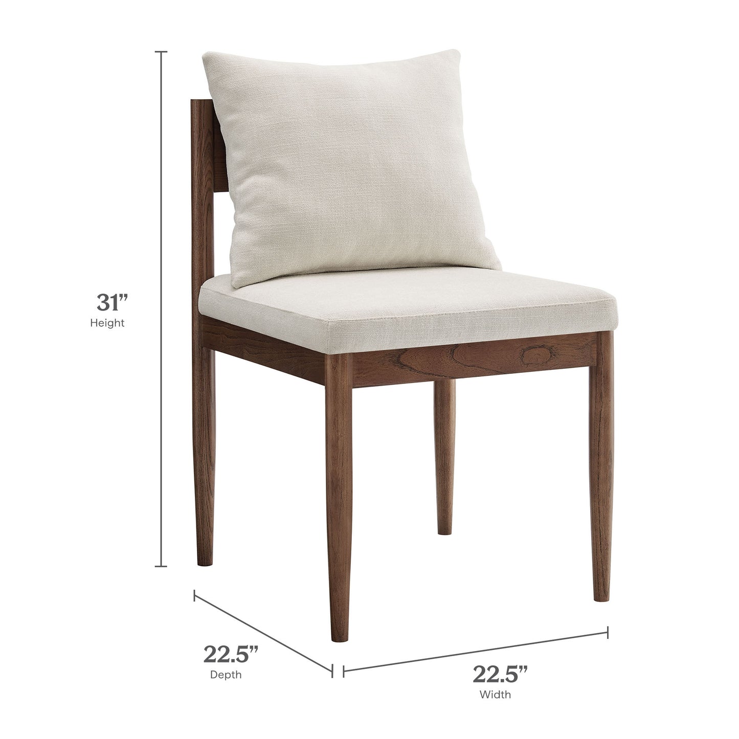 Modway - Remington Wood Dining Side Chair by Modway  Bar and Dining Dining Chairs White - EEI-7242-SAL