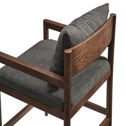 Modway - Remington Wood Counter Stool by Modway  Bar and Dining Bar and Counter Stools Gray - EEI-7244-CHA