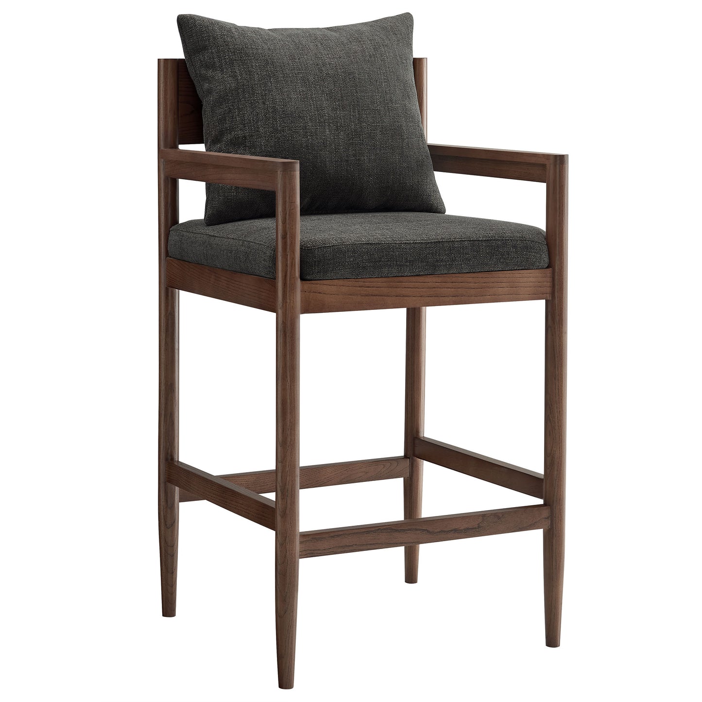 Modway - Remington Wood Bar Stool by Modway  Bar and Dining Bar and Counter Stools Gray - EEI-7245-CHA