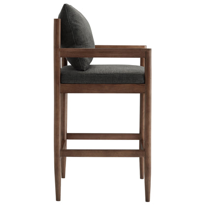 Modway - Remington Wood Bar Stool by Modway  Bar and Dining Bar and Counter Stools Gray - EEI-7245-CHA