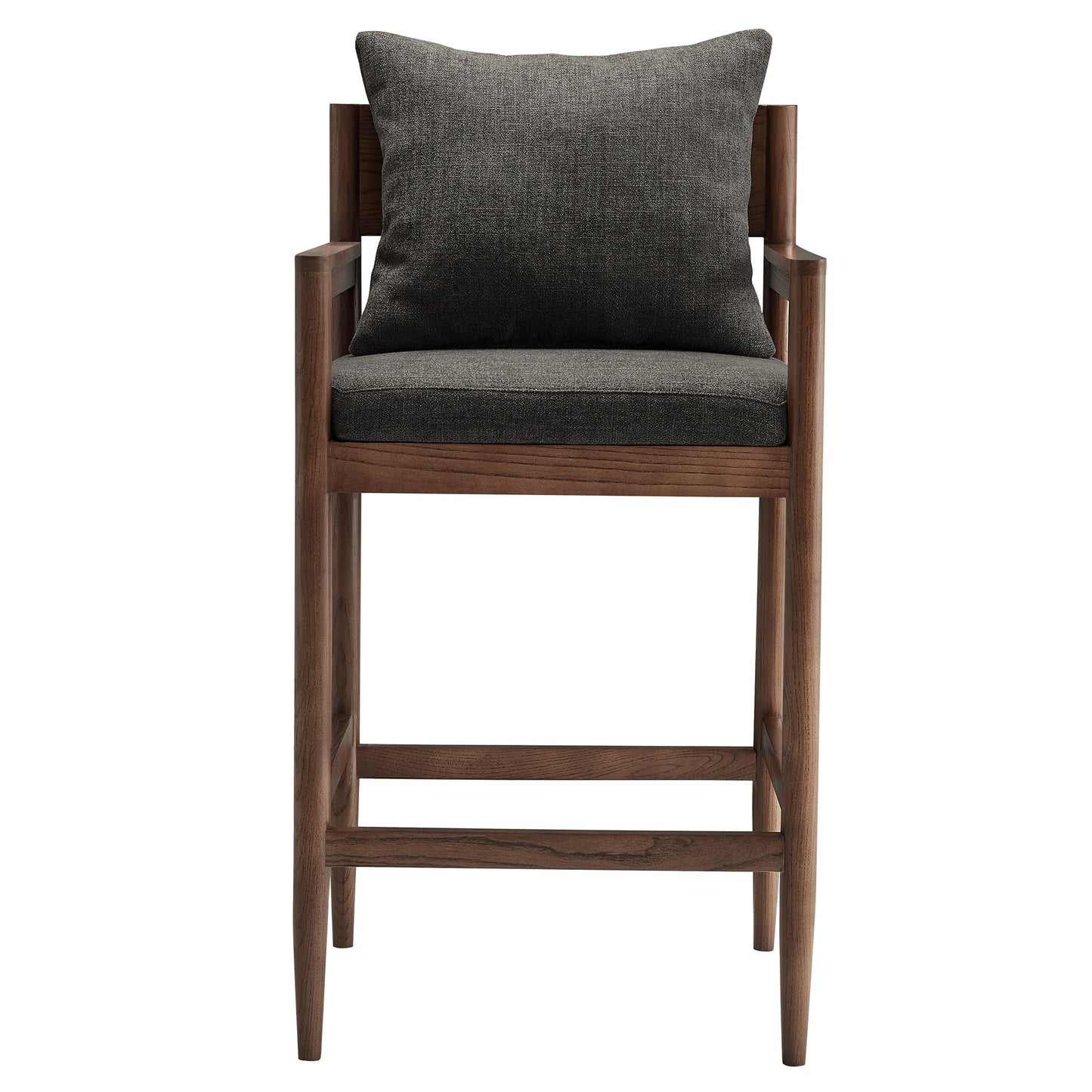 Modway - Remington Wood Bar Stool by Modway  Bar and Dining Bar and Counter Stools Gray - EEI-7245-CHA