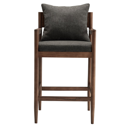 Modway - Remington Wood Bar Stool by Modway  Bar and Dining Bar and Counter Stools Gray - EEI-7245-CHA