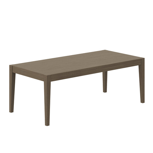 Modway - Northlake 83" Rectangular Outdoor Patio Teak Dining Table by Modway  Outdoor Furniture Bar and Dining Gray - EEI-7257-WGR
