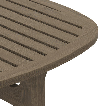 Modway - Saratoga Square Outdoor Patio Teak Wood Side Table by Modway  Outdoor Furniture Bar and Dining Brown - EEI-7263-WGR