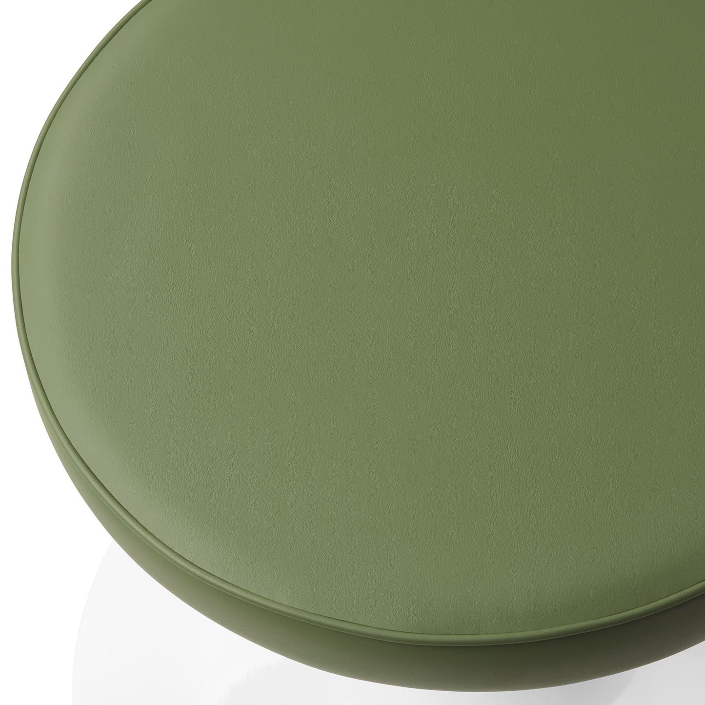 Modway - Lippa Vegan Leather Round Stool by Modway  Bar and Dining Bar and Counter Stools Green - EEI-7264-LEA