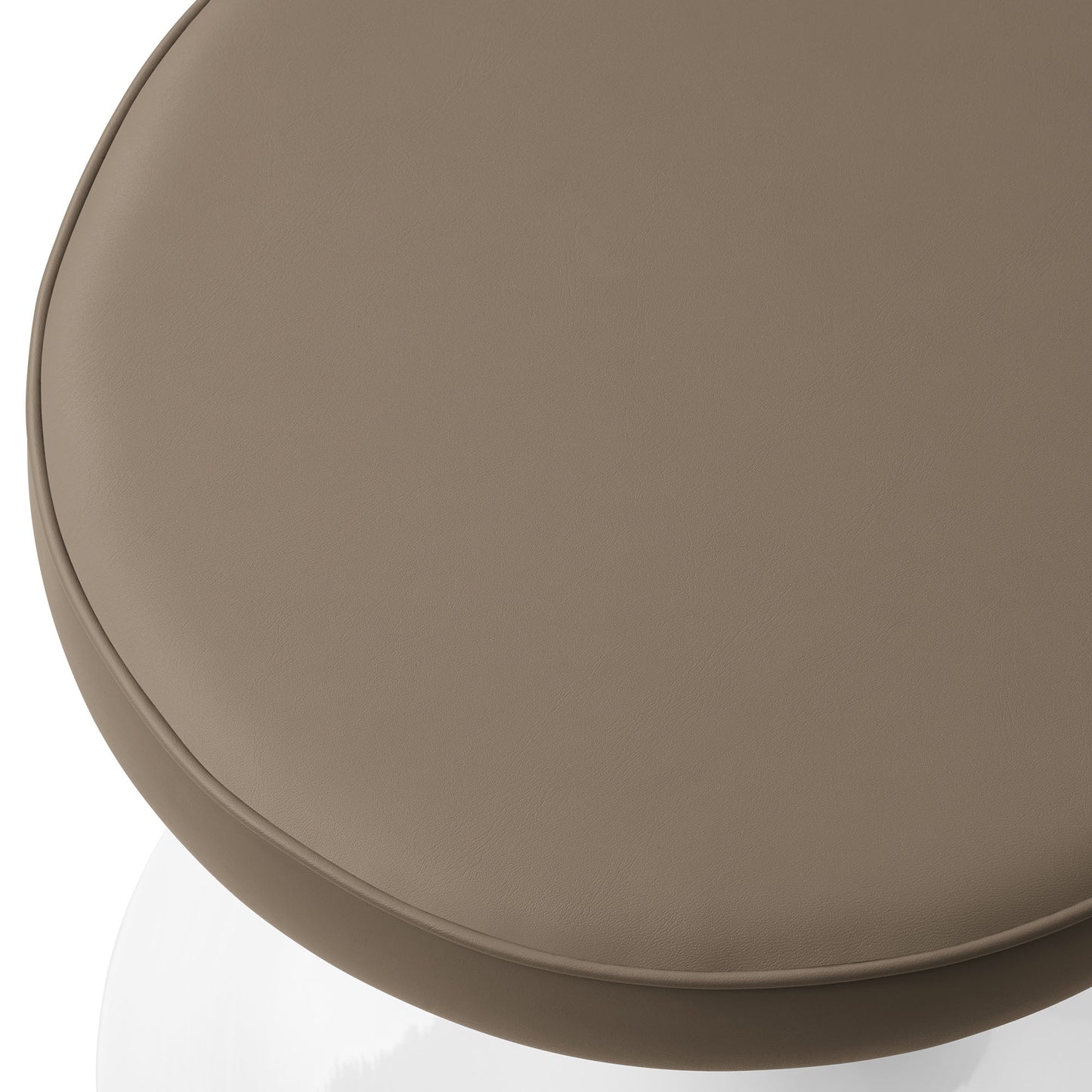 Modway - Lippa Vegan Leather Round Stool by Modway  Bar and Dining Bar and Counter Stools Brown - EEI-7264-MUS
