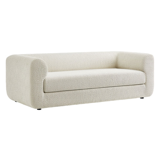 Modway - Leif 89" Boucle Upholstered Sofa by Modway  Living Room Sofas and Armchairs White - EEI-7280-PRL