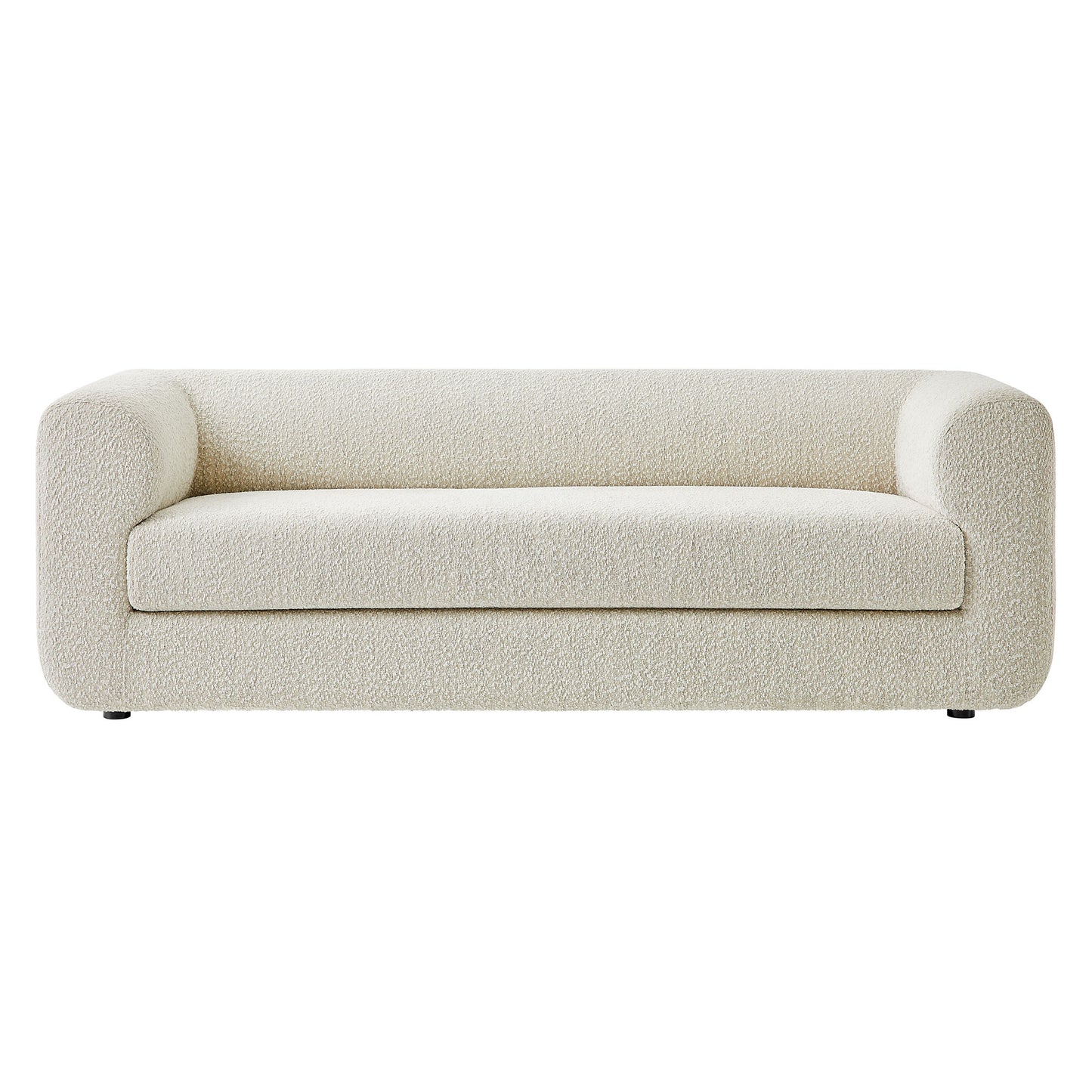 Modway - Leif 89" Boucle Upholstered Sofa by Modway  Living Room Sofas and Armchairs White - EEI-7280-PRL