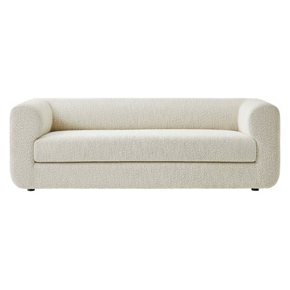 Modway - Leif 89" Boucle Upholstered Sofa by Modway  Living Room Sofas and Armchairs White - EEI-7280-PRL