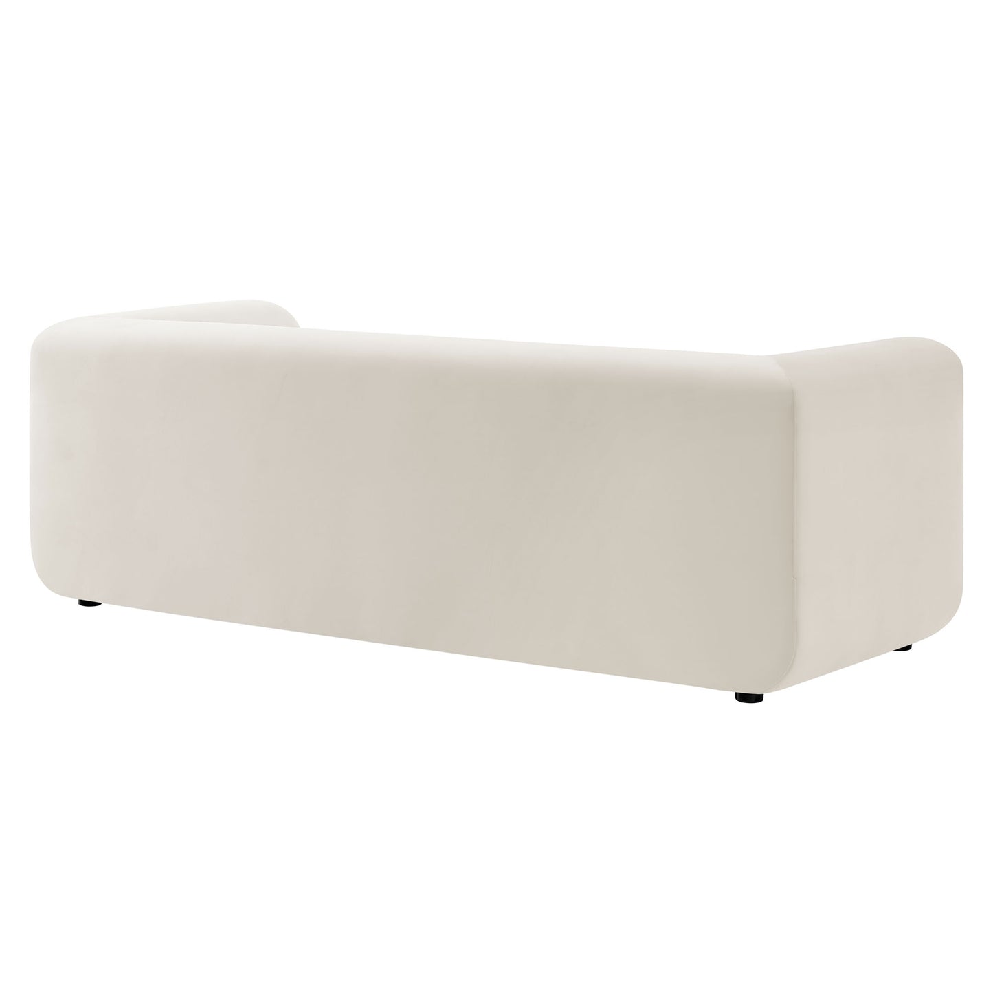 Modway - Leif 89" Performance Velvet Upholstered Sofa by Modway  Living Room Sofas and Armchairs White - EEI-7281-ALA