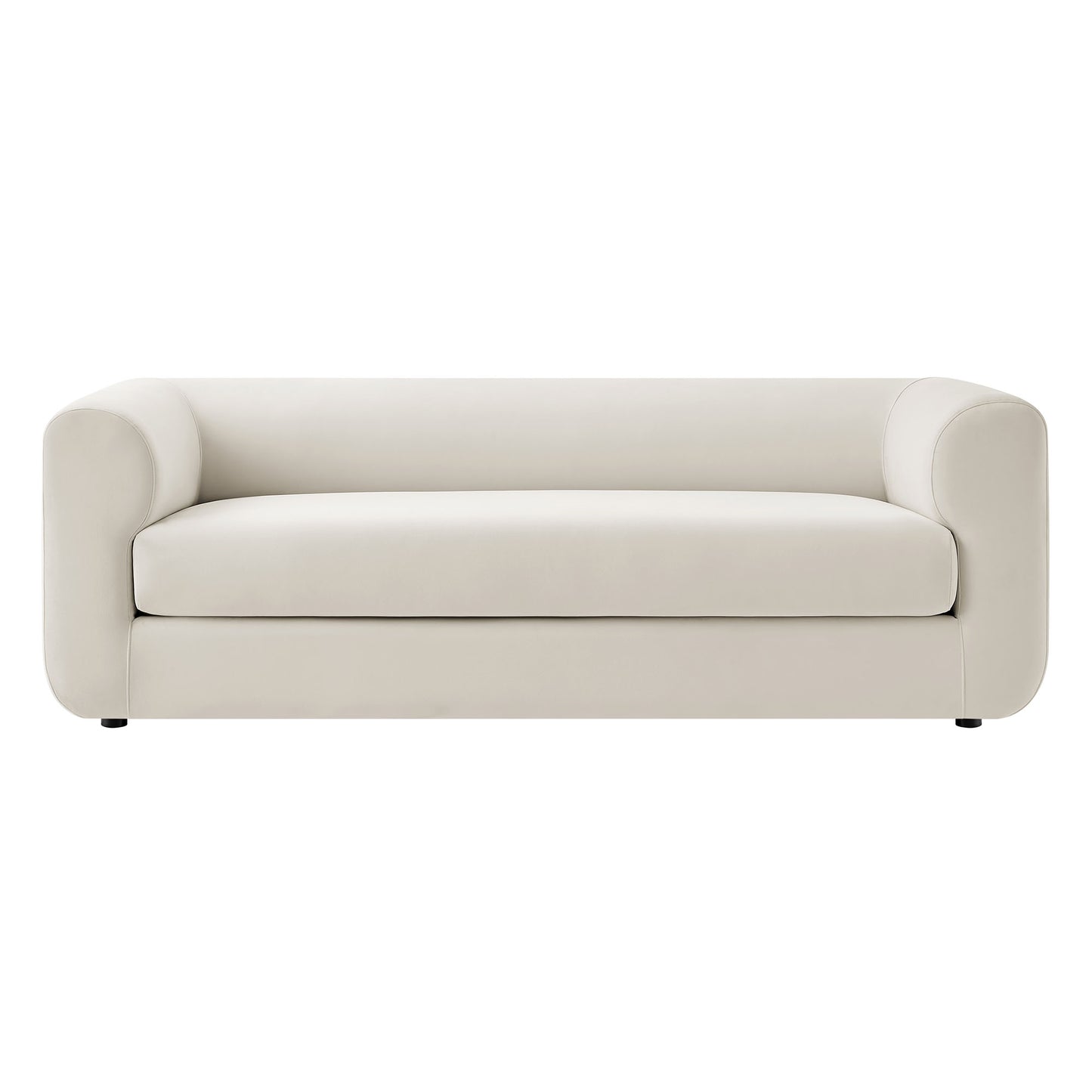 Modway - Leif 89" Performance Velvet Upholstered Sofa by Modway  Living Room Sofas and Armchairs White - EEI-7281-ALA