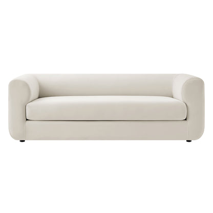 Modway - Leif 89" Performance Velvet Upholstered Sofa by Modway  Living Room Sofas and Armchairs White - EEI-7281-ALA