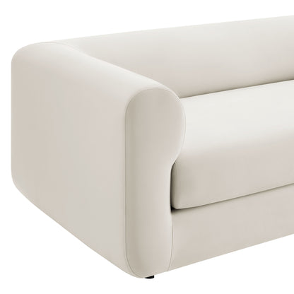 Modway - Leif 89" Performance Velvet Upholstered Sofa by Modway  Living Room Sofas and Armchairs White - EEI-7281-ALA