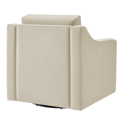 Modway - Liora Performance Velvet Armchair by Modway  Living Room Sofas and Armchairs White - EEI-7282-ALA