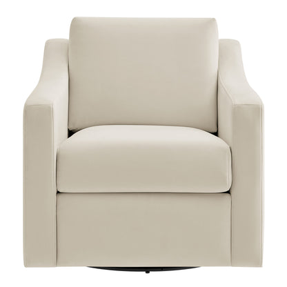 Modway - Liora Performance Velvet Armchair by Modway  Living Room Sofas and Armchairs White - EEI-7282-ALA