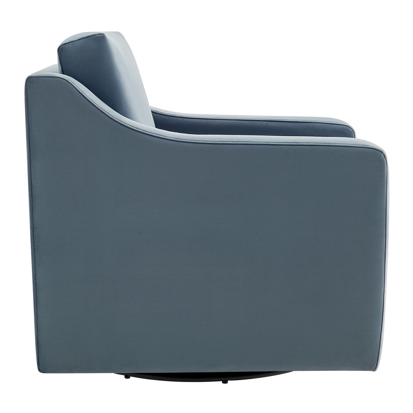 Modway - Liora Performance Velvet Armchair by Modway  Living Room Sofas and Armchairs Blue - EEI-7282-CAB