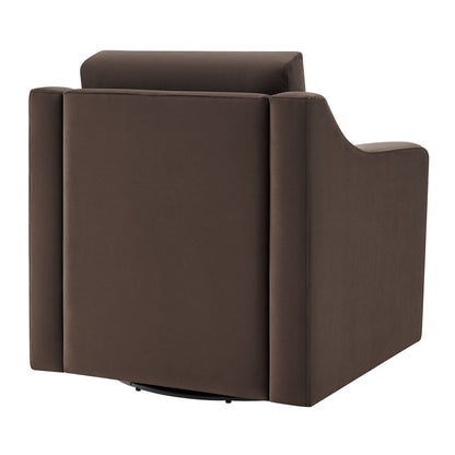 Modway - Liora Performance Velvet Armchair by Modway  Living Room Sofas and Armchairs Brown - EEI-7282-CHB
