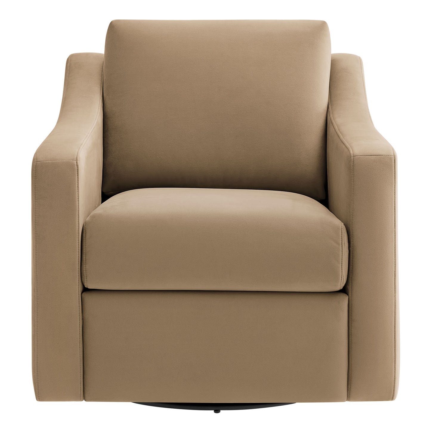 Modway - Liora Performance Velvet Armchair by Modway  Living Room Sofas and Armchairs Brown - EEI-7282-TAU